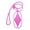 Pink, variant on Mightlink Silicone Strap High Elasticity Wear-resistant Strong Load Bearing Free Your Hands Cover Protective Portable Silicone Phone Lanyard Neck Strap Phone Accessory