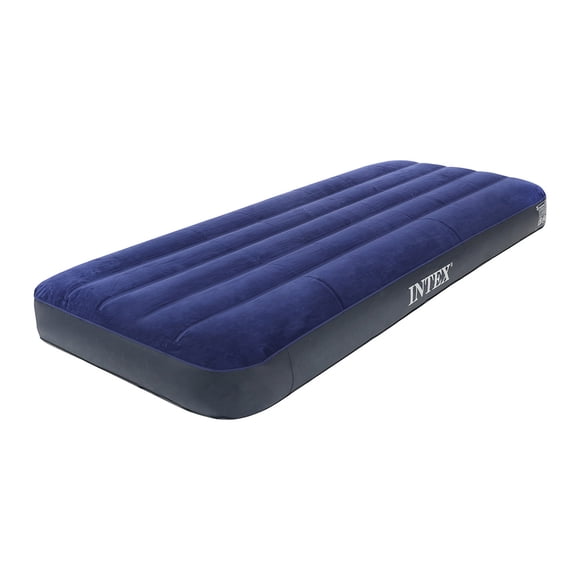 Colchón Inflable Individual con Bomba de Pie Integrada CAZ Azul