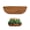 L, variant on Coco Liner Trough Coco Liner for Planters, 24/30/36/48 inch Half Moon Shape Trough Coco Coir Coconut Fiber Replacement Liner for Window Box, Wall Trough Planter
