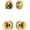 Lifetime Brass, variant on Grandeur 834274 Georgetown Solid Brass Single Cylinder Keyed Entry Knobset And Deadbolt