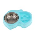 thumbnail image 1 of De Cuenco Rallente Saludables Pa Perros Un Recipiente de material acero Inoxidable Extraíble Antideslizante Antideslizante Trago Azul Colco Pet Dog Puppy Slow Feeder, 1 of 8