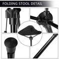 thumbnail image 4 of Adjustable Telescopic Folding Stool Portable Single Leg High Chair Tall Slacker Chair For Outdoor Camping Walking, 4 of 5