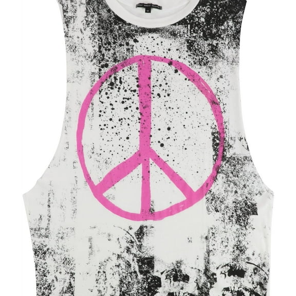 TRULY MADLY DEEPLY Womens Peace Graphic T-Shirt, Multicoloured, Small
