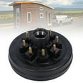 thumbnail image 3 of Trailer Brake Drum, 7000lbs with Large Braking Area, Simple Installation, for High Strength Metal Hub Assembly, 3 of 7