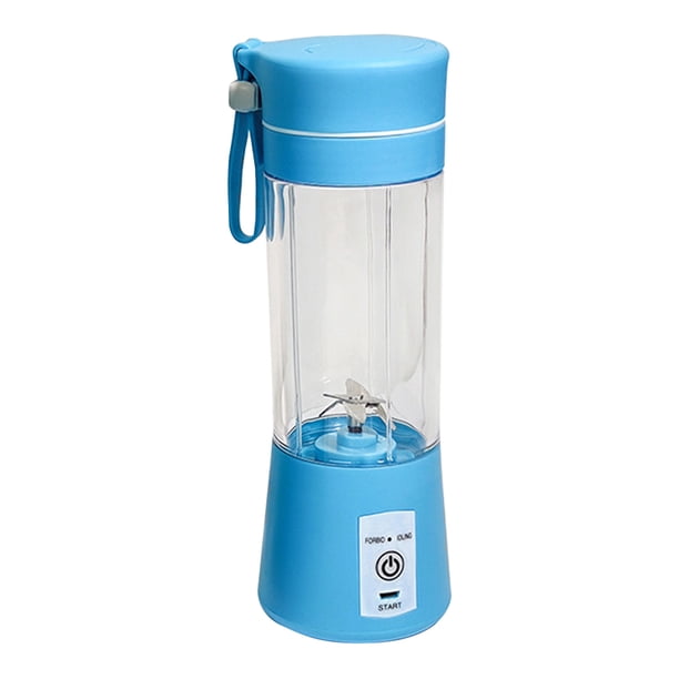 Portátil con 6 cuchillas afiladas 380ML Mini exprimidor eléctrico para batidos y batidos