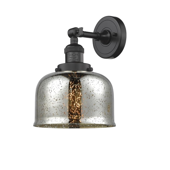 Innovations 1-LT Vintage LED Large Bell 8" Sconce - Oil Rubbed Bronze - 203-OB-G78-LED