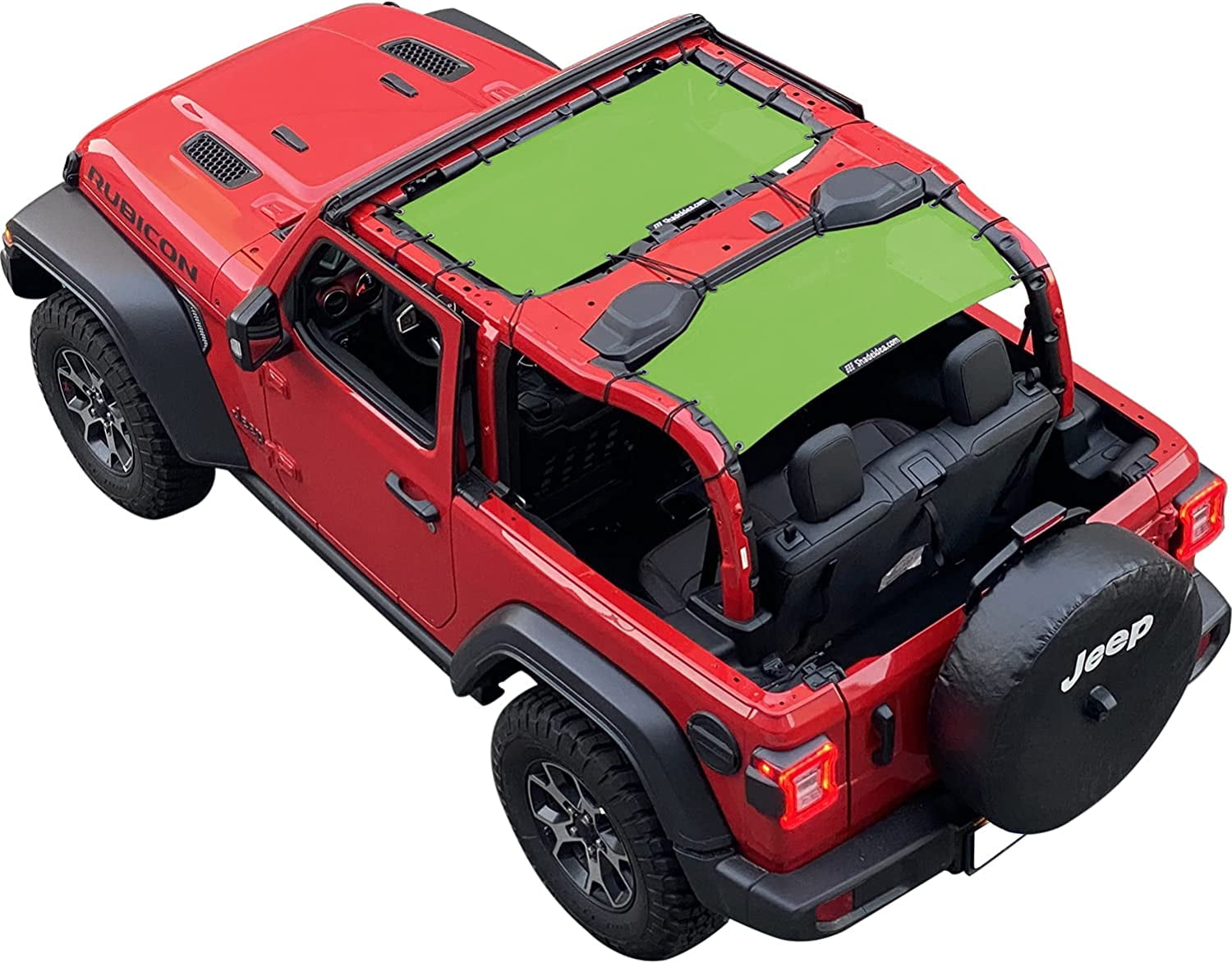 Shadeidea JL Sun Shade for Jeep Wrangler 2 Door Top Sunshade ( 2018