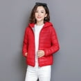 thumbnail image 3 of Chaqueta de algodón para mujer, chaqueta ligera, chaqueta de pan, corta, versátil, ajustada, gruesa, chaqueta de algodón, abrigo de invierno para mujer, 3 of 5