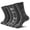 Gray, variant on 6 Pairs Merino Wool Socks for Men, Mens Black Winter Thermal Wool Dress Crew Hiking Socks