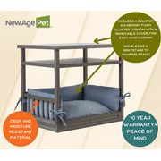 New Age Pet ECOFLEX® Nightstand Dog Bed, Indoor Pet Bed with Moisture Resistant Frame