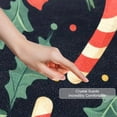 thumbnail image 3 of Cute Christmas Candy Cane and Holly Xmas Background Entryway Rug, 2x3 Area Rug Indoor Door Mat Non-slip Washable Floor Carpet Rug for Bedroom Office Dining Room Bathroom, 3 of 7