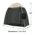 thumbnail image 4 of 6x6Ft Pop-Up Canopy Screen House Tent - Lightweight Outdoor Screen Room with Mosquito Netting, UPF 50+ UV Protection, Easy Setup & Carry Bag, Fits 2-3 Adults for Camping, Garden, Patio, Backyard, 4 of 13
