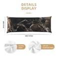 thumbnail image 2 of KLL Ultra Soft Microfiber Body Pillow Cover/Pillowcases 20"x54" with Hidden Zipper Closure-Medieval Knight And Dragon, 2 of 5