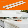 thumbnail image 2 of Shisuyan 2pcs Drawer Slides Plastic Cabinet Drawer Slides Smooth Drawer Rails Kitchen Dresser Slides, 2 of 8