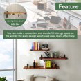 thumbnail image 4 of 4Pcs Heavy Duty Iron Shelf Brackets for Wall,  L Shaped Metal Shelving Bracket Supports, 4 of 6