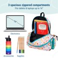 thumbnail image 4 of Wildkin Kids 17 Inch Backpack for Boys and Girls (Confetti Peach), 4 of 8