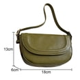 thumbnail image 2 of Bolsos cruzados para mujer - Estilo de bolso tipo bandolera con solapa verde:;:;, 2 of 5