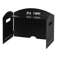 thumbnail image 1 of Parabrisas compacto para horno de camping con bolsa de transporte Parabrisas alto y plegable Negro, 1 of 7