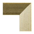 thumbnail image 3 of Hometrends Knurl 5x7in Brushed Brass Photo Frame, Decorative Tabletop and Wall Picture Frame, 3 of 5
