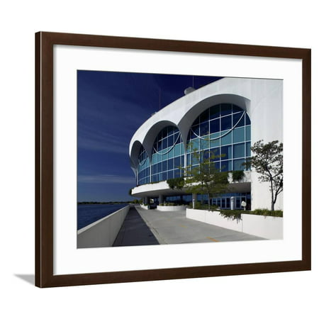 Monona Terrace, Lake Monona, Madison, WI Framed Print Wall Art By Walter (Best Supper Clubs In Madison Wi)