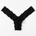 thumbnail image 4 of HUPOM Mens Briefs Underwear Pack Womens Panties Thong Sleepwear String Comfort Waist Black L, 4 of 7