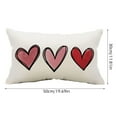 Carmnel Pillowcase Pillow Covers Valentines Day Lumbar Pillow Covers