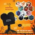 thumbnail image 4 of Halloween Christmas Holographic Projection Window Projector 12 Movies Projector Led Lights With Tripod Home Party Decor, 4 of 9