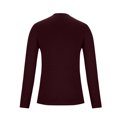 thumbnail image 5 of UVEASISHA Men's Fall Knit Pullover Casual Round Neck Long Sleeve Sweater Tops Comfy Soft Knitted Cotton Sweaters 2025 Fashion Lightweight Jumpers Clearance Sales Today Wine 3XL, 5 of 6