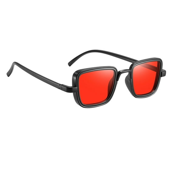 Masteelf Masteelf 1 Pair Fashionable Sunglasses for Summer Outdoor Use Creative Beach Shades Eyeglasses Clothes Decoration for Men Boys Red