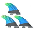 thumbnail image 1 of Fibra de Vidrio FCS2 Elegante Azul Verde Degradado Tabla de Surf Aleta Cola Accesorio de Surf Flexible, 1 of 11