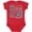 Red, variant on Inktastic Ovarian Cancer Hope Faith Motto Boys or Girls Baby Bodysuit