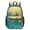 Blue and Gold, variant on Grey and Gold Marble Pattern 17" School Backpacks for Teens,Waterproof Oxford Fabric,S-Shape Padded Straps for School,Travel,Hiking,Camping