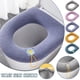 thumbnail image 1 of Fiudx Cojín para Asiento de Inodoro, Tejido de Punto Grueso, Supersuave y Cálido para El Invierno, Cómodo E Higiénico, Fácil de Instalar, Lavable a Máquina, Funda Multiusos, Ajuste Universal, Tamaño, 1 of 1