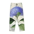 thumbnail image 4 of Kll Womens Vintage Flower Print Pajama Pants Soft Pajama Bottoms For Women Cozy Lounge Pants, 4 of 9