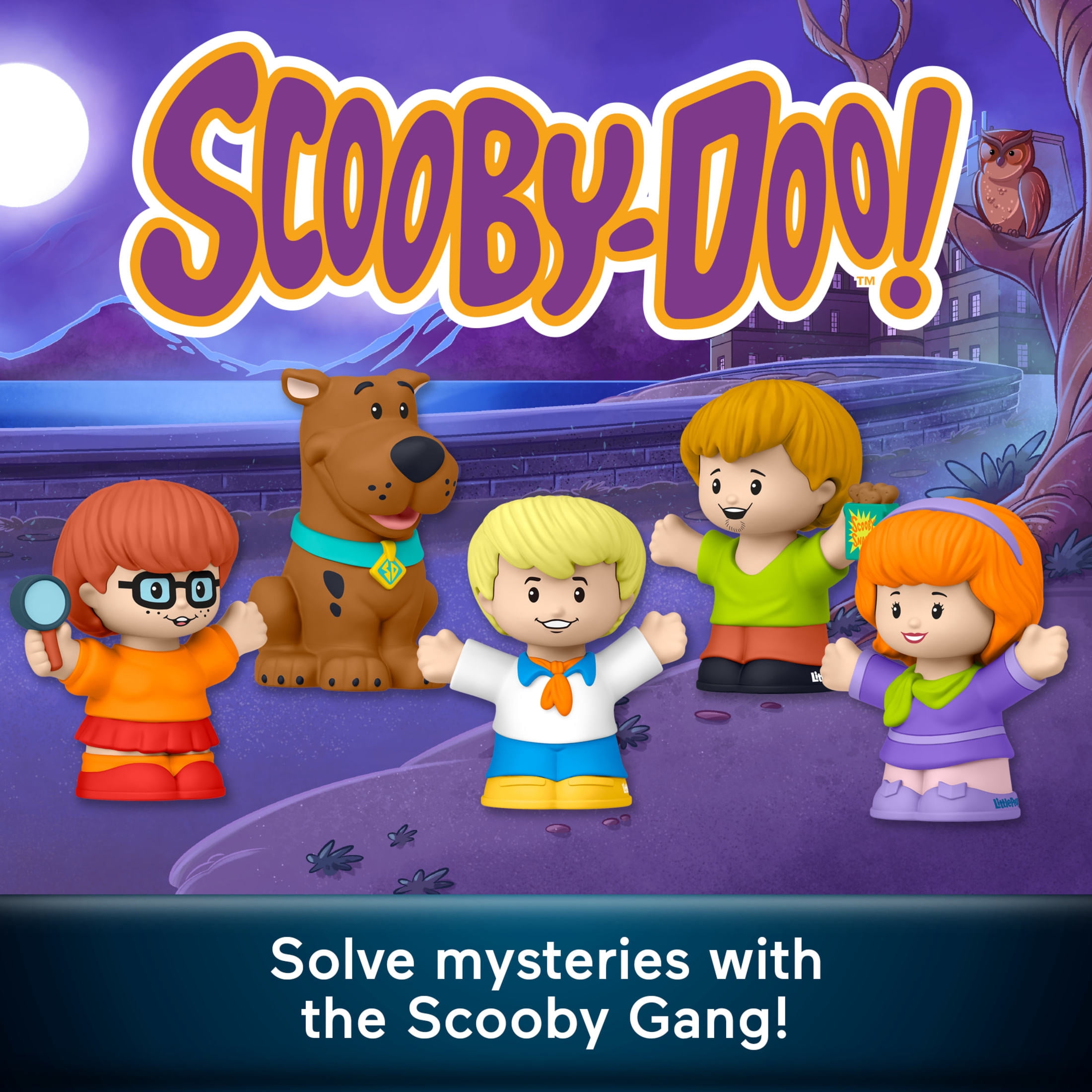 Little People Collector Scooby-Doo TV Series Special Edition Set for Fans, 5 Figures