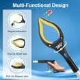 thumbnail image 7 of Reacher Grabber 32" Extra Long with Magnet Extraction - Foldable Gripper and Reaching Tool with 360°Rotating Jaw Reaching Aid，Yellow, 7 of 7