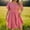 Hot Pink, variant on Zunfeo Summer Dress for Women 2025 Elegant Plus Size Midi Dress Ruffles Cozy Beach Vacation Dresses Green 2XL