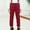Wine, variant on Teen Grils Boys Uniform Pants Straight Pants With Pockets Pull On Chino Pants Stretch Pants Red Uniform Pants For Boys Boys Back To School Clothes Teen Boys Pants Size 14-15 Years