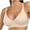 Beige, variant on SMihono Stylish Womens Wireless Seamless Bras Deep V No Underwire Push Up Bras Supportive Full Coverage Bralettes Plunge T Shirt Bra Beige M