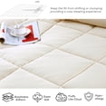 thumbnail image 2 of BednLinens 3 Piece Reversible Ivory Down Alternative Comforter Set King, 2 of 5