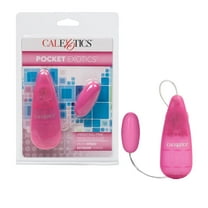 CalExotics Pocket Exotics Vibrating Satin-Finish Multi-Speed Pink Passion Bullet Vibrator - Pink