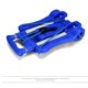 thumbnail image 5 of Carrito Plegable PequeñO, Carrito De Equipaje Plegable, Carrito PortáTil Liviano Para Uso En Viajes MóViles Al Aeropuerto, Azul, 5 of 5