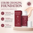 thumbnail image 4 of Warm Color Changing Liquid Naturally Brightens Concealer Does Not Fake White Moisturizes Holds Makeup Oil Is Light Breathable And Does Not Powder Makeup 30ml, 4 of 8