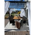 thumbnail image 3 of Hauteloom Banstead Living Room, Bedroom Patio Outdoor Area Rug - Beige, Black, Blue - 5'3" x 7', 3 of 16
