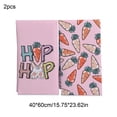 thumbnail image 3 of Festive Rabbit Design Kitchen Towels, Highly Absorbent Dishcloths With Durable Polyester Material, for Holiday Decor and Cleaning, Multi-color, 3 of 6