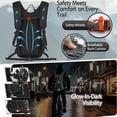 thumbnail image 5 of Wolt Lightweight Cycling Hydration Backpack with 2L Water Bladder, Helmet Compatible & Waterproof Rain Cover for Men Wome, 5 of 8