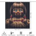 thumbnail image 2 of Annabelle Shower Curtain, Bath Curtain Bathroom Home Decor Waterproof Polyester for Bathroom with 12 Hooks 64.17x70.87Inch（163x180cm）, 2 of 7