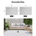 thumbnail image 4 of OHHANI Outdoor Rugs 6'x9', Waterproof Reversible Plastic Straw Rug, Portable RV Camping Mat for Deck, Beach, Picnic and Balcony, 4 of 7