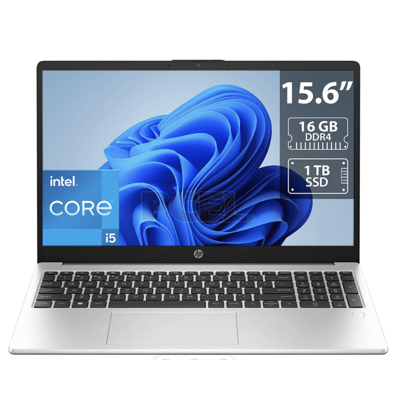 Laptop HP 250 G10 15.6" FHD, Intel Core i5-1334U 13Va gen, 16GB RAM, 1TB SSD, Windows 11 Home, Color Plata Teclado Retroiluminado español.