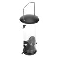 thumbnail image 3 of Comedero colgante para pájaros al aire libre, tubo de alimentación colgante de plástico de 2 puertos para pájaros pequeños, a prueba de viento, 3 of 5